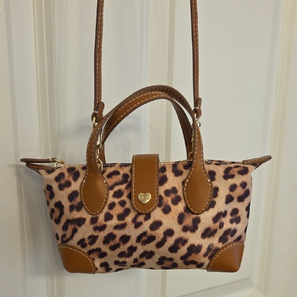 Stoney Clover Lane Leopard Pouchette. NWOT. - Picture 2 of 6